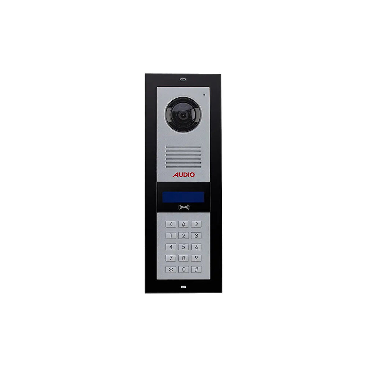 AUDIO 003002 Bus Plus 2X16 Ve 4X16 Lcd Ekranlı Zil Paneli (Mekanik Butonlu)– Siyah Şase