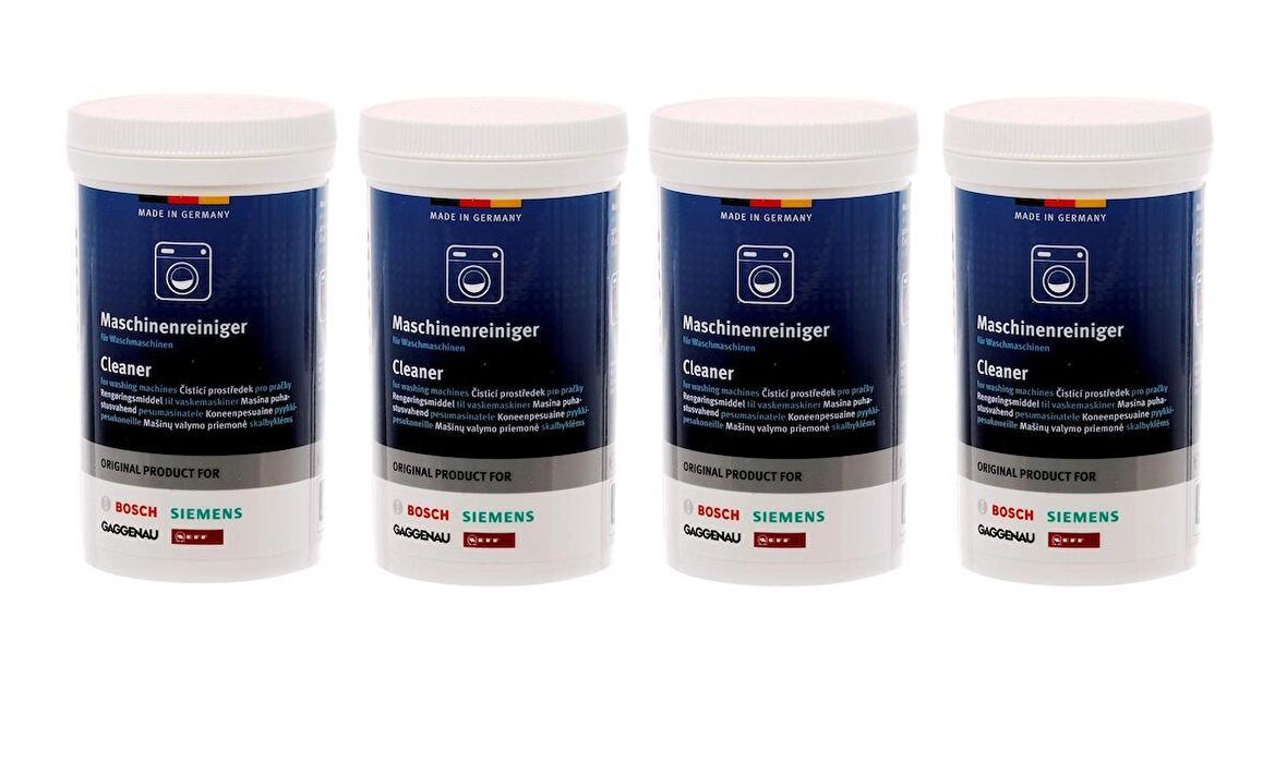 Bosch Maschinenreiniger 4x200 gr Toz Çamaşır Makinesi Temizleyici