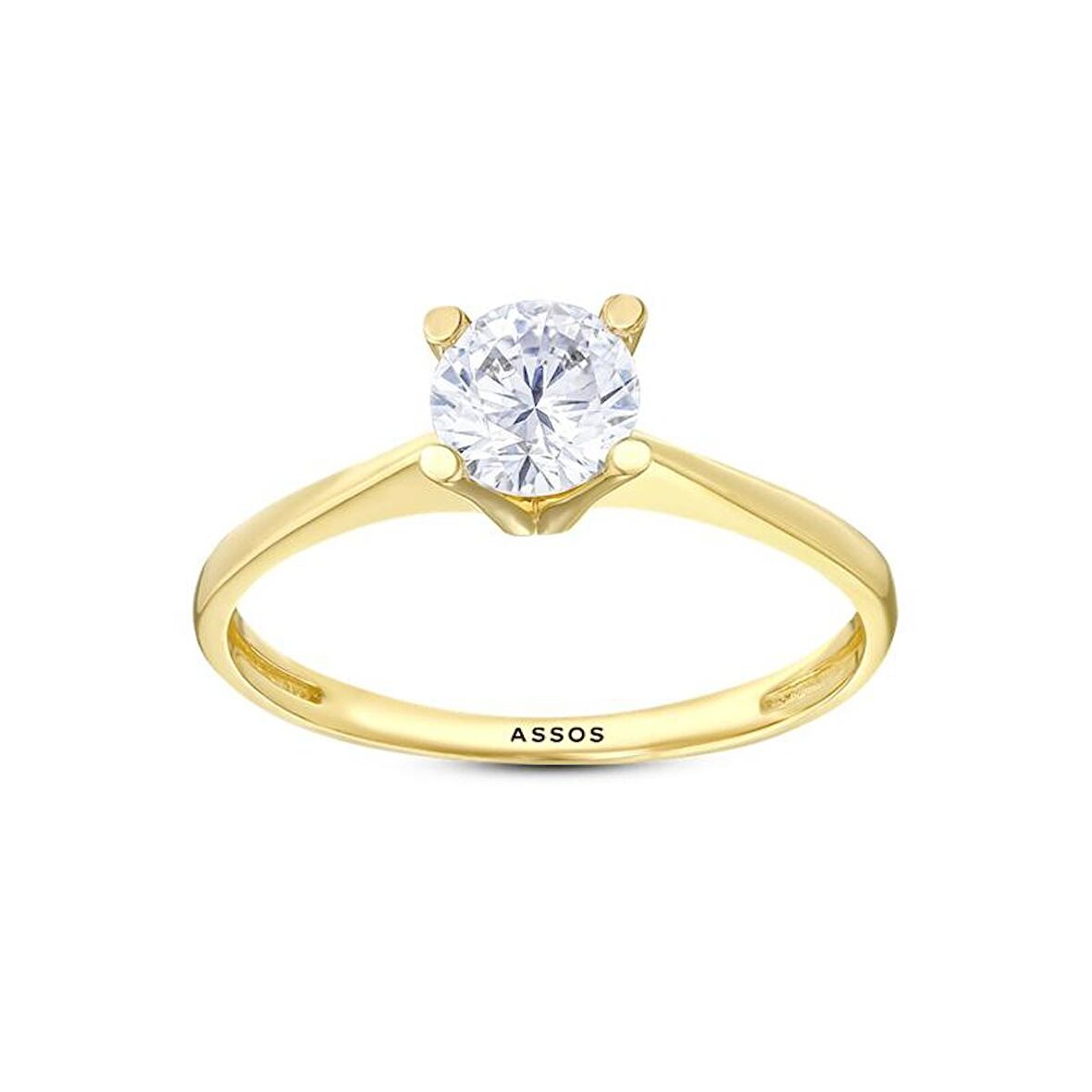 Altın Tektaş Yüzük