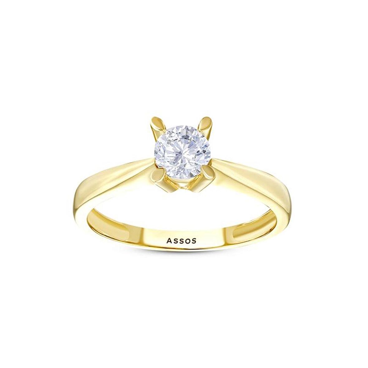 Altın Tektaş Yüzük