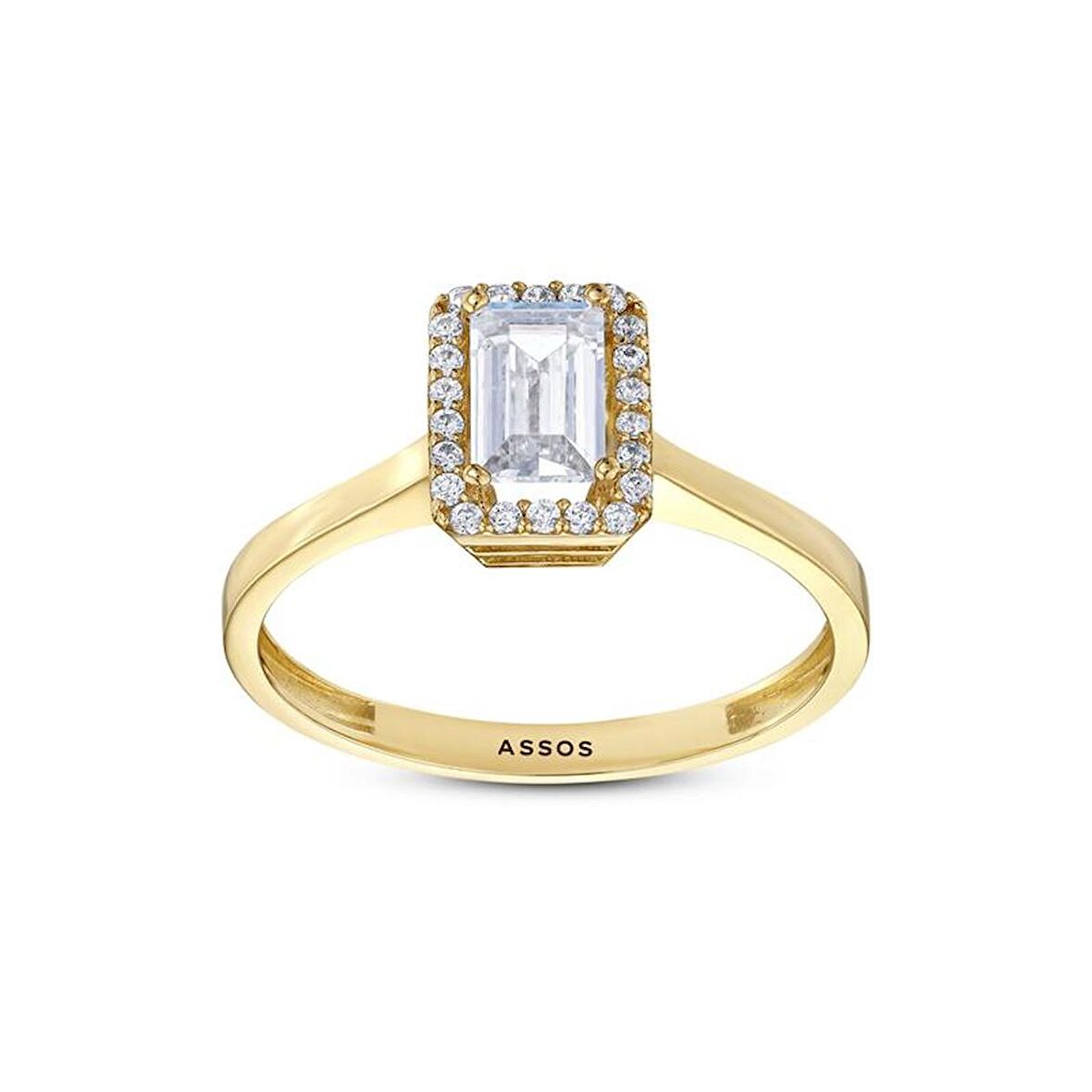 Baget Taşlı Altın Yüzük