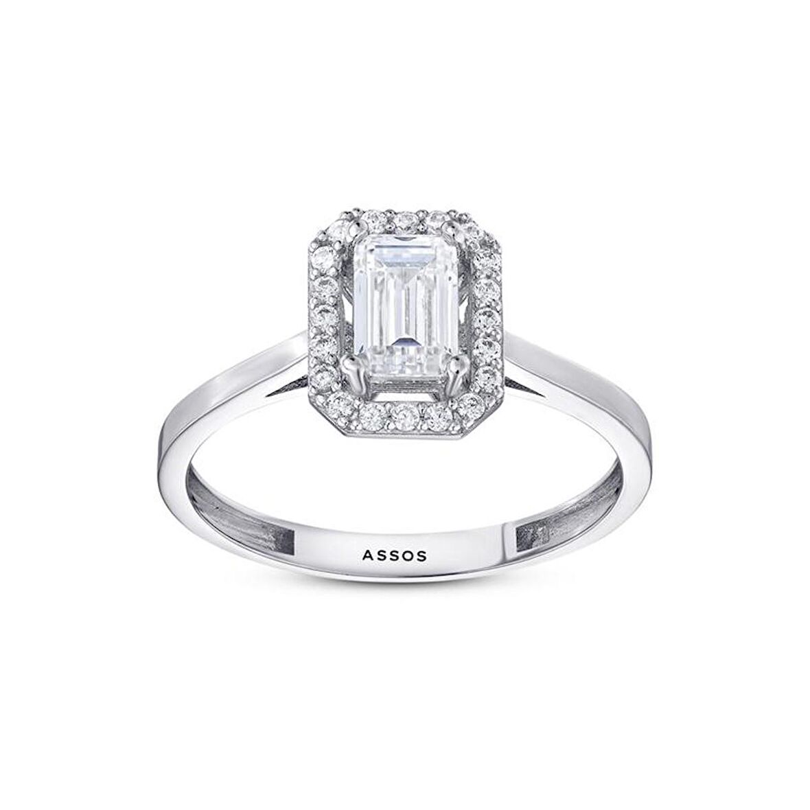 Baget Taşlı Altın Yüzük