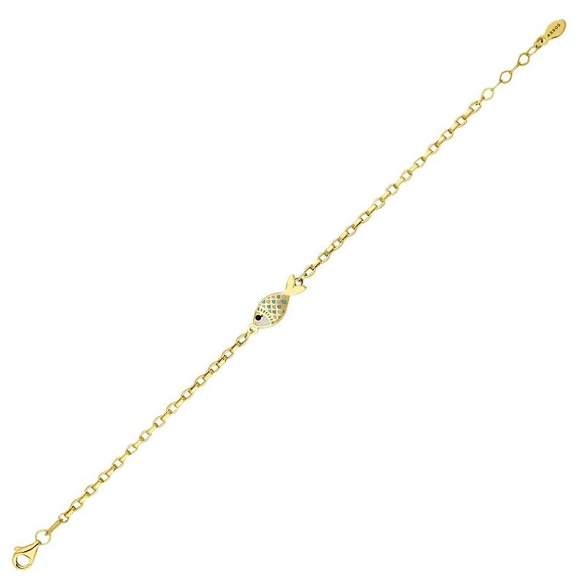 Balık Figürlü Çocuk Altın Bileklik