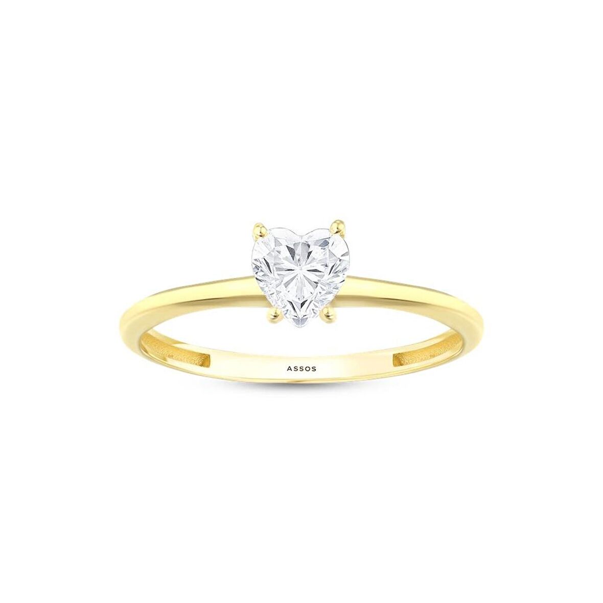 Altın Tektaş Yüzük