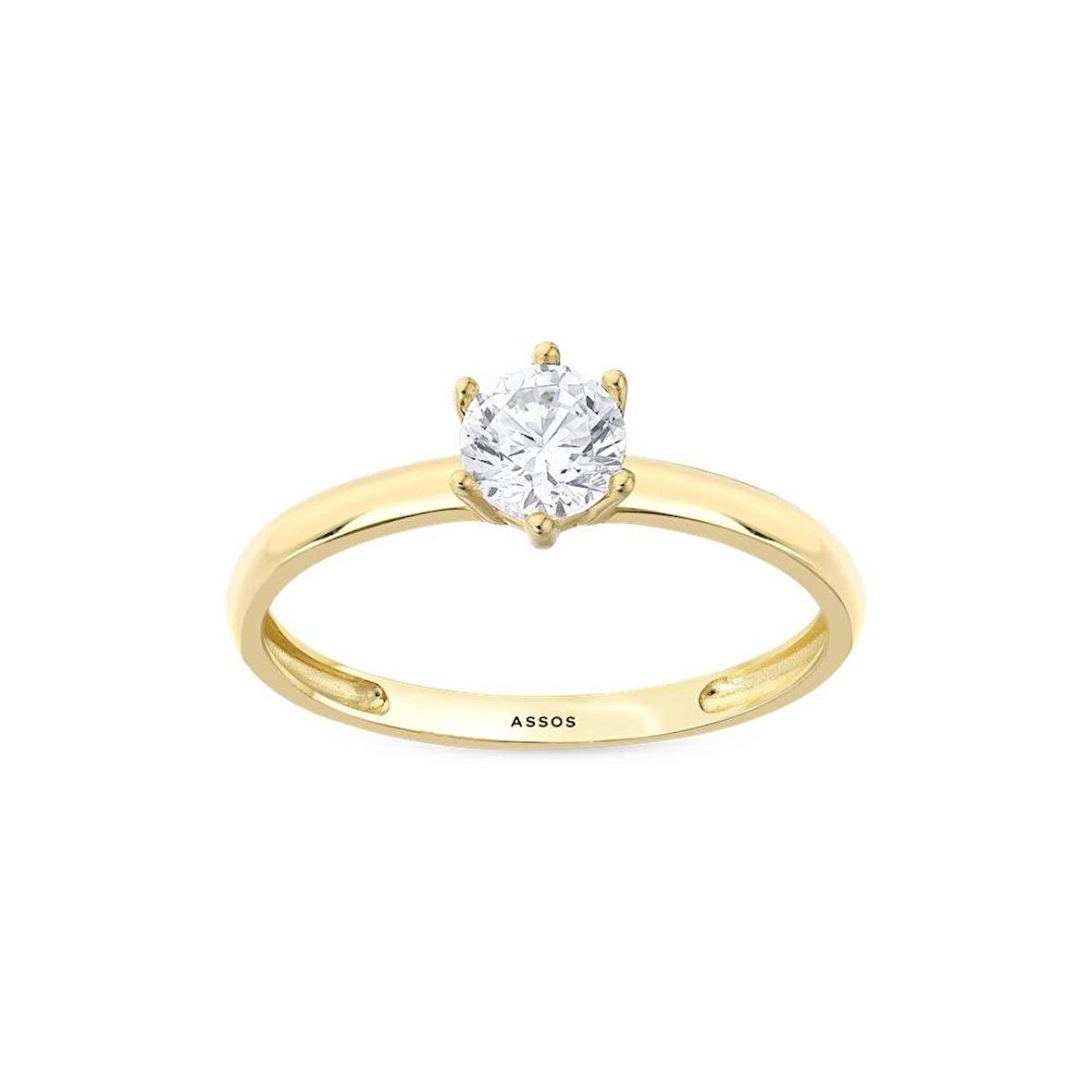 Altın Tektaş Yüzük