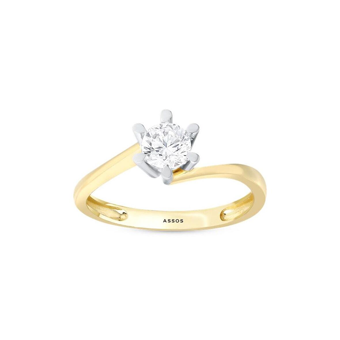 Altın Tektaş Yüzük