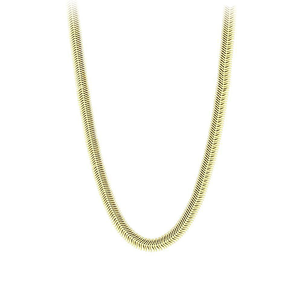 Balık Sırtı Altın Kolye - 14K - 16.12gr