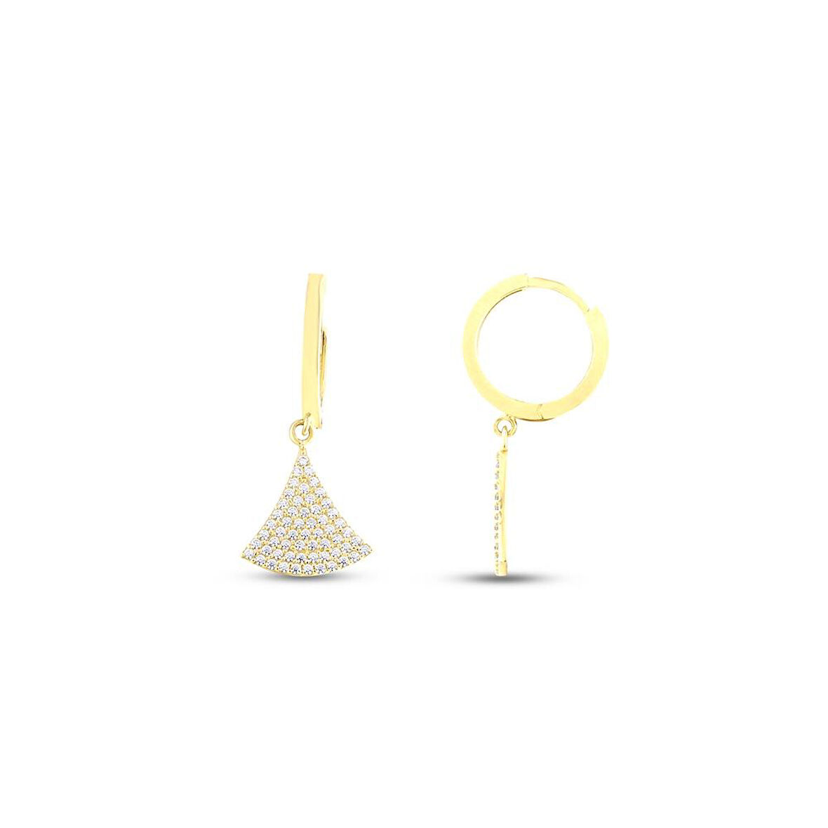 Tasarım Altın Küpe