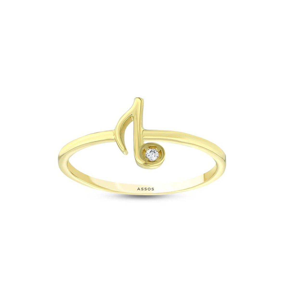 Tasarım Altın Yüzük - 14K - 1.17gr