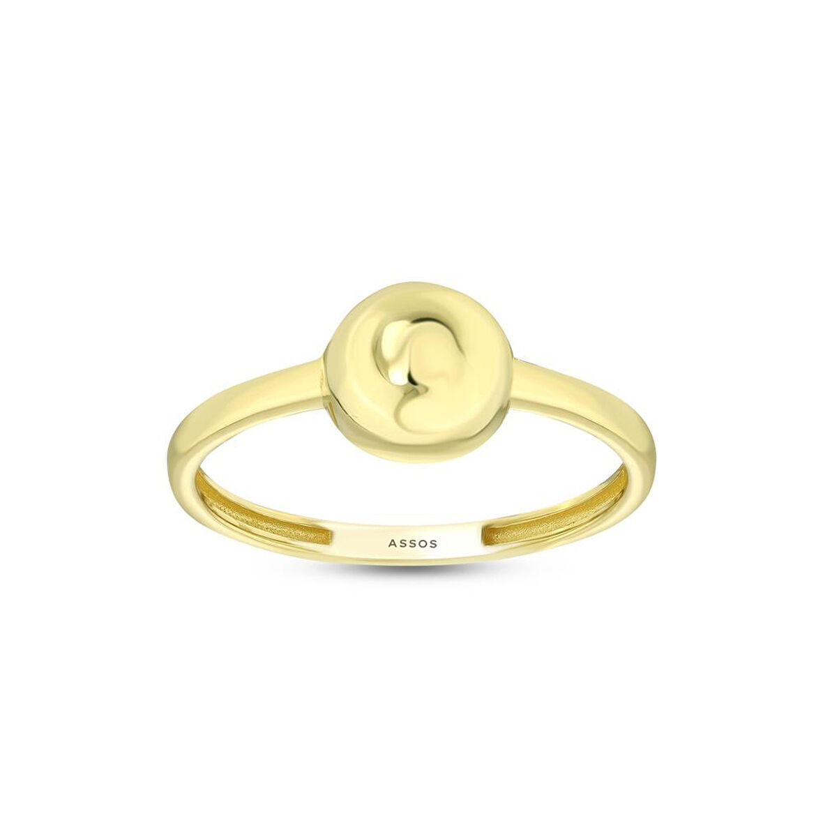 Tasarım Altın Yüzük - 14K - 1.11gr