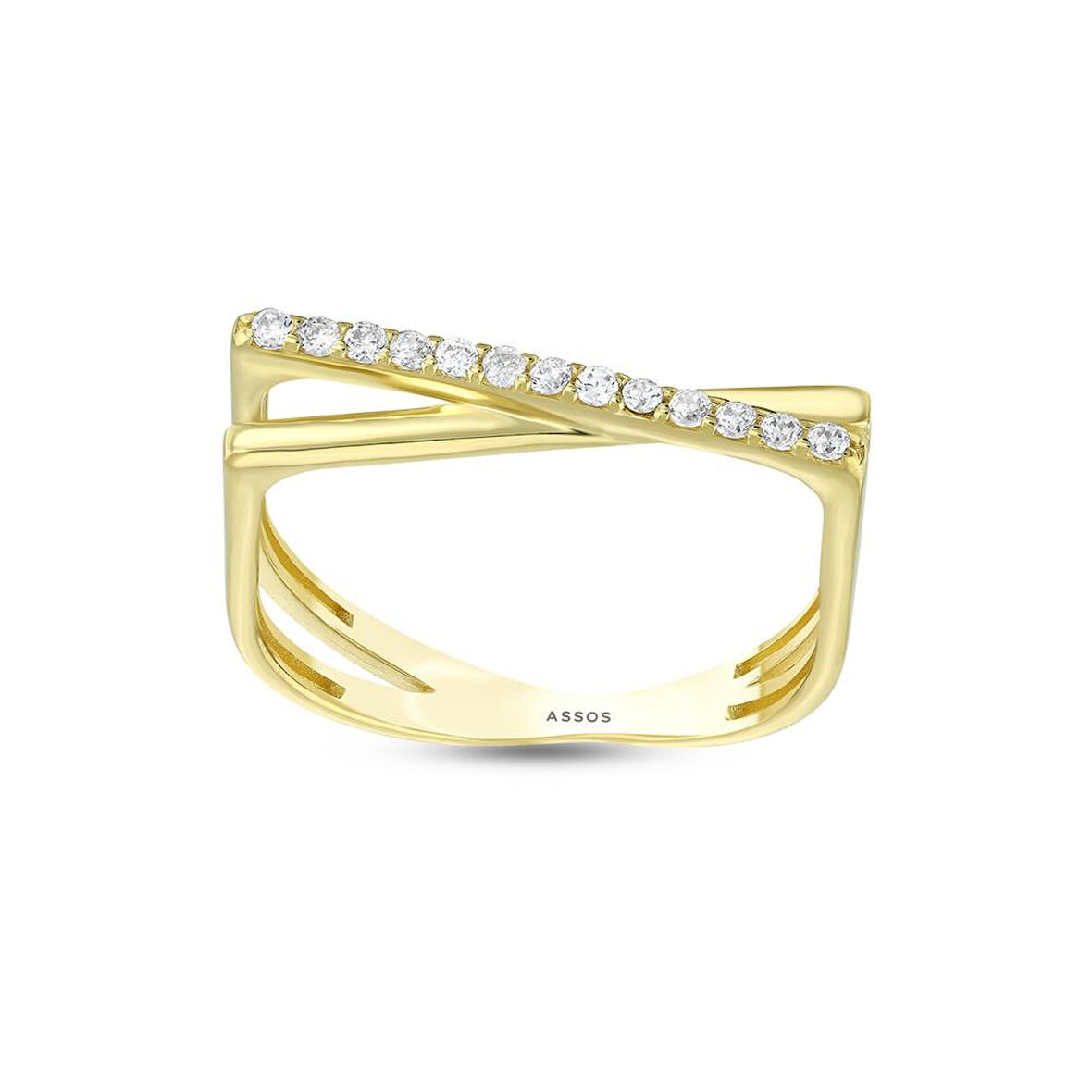 Tasarım Altın Yüzük - 14K - 2.05gr