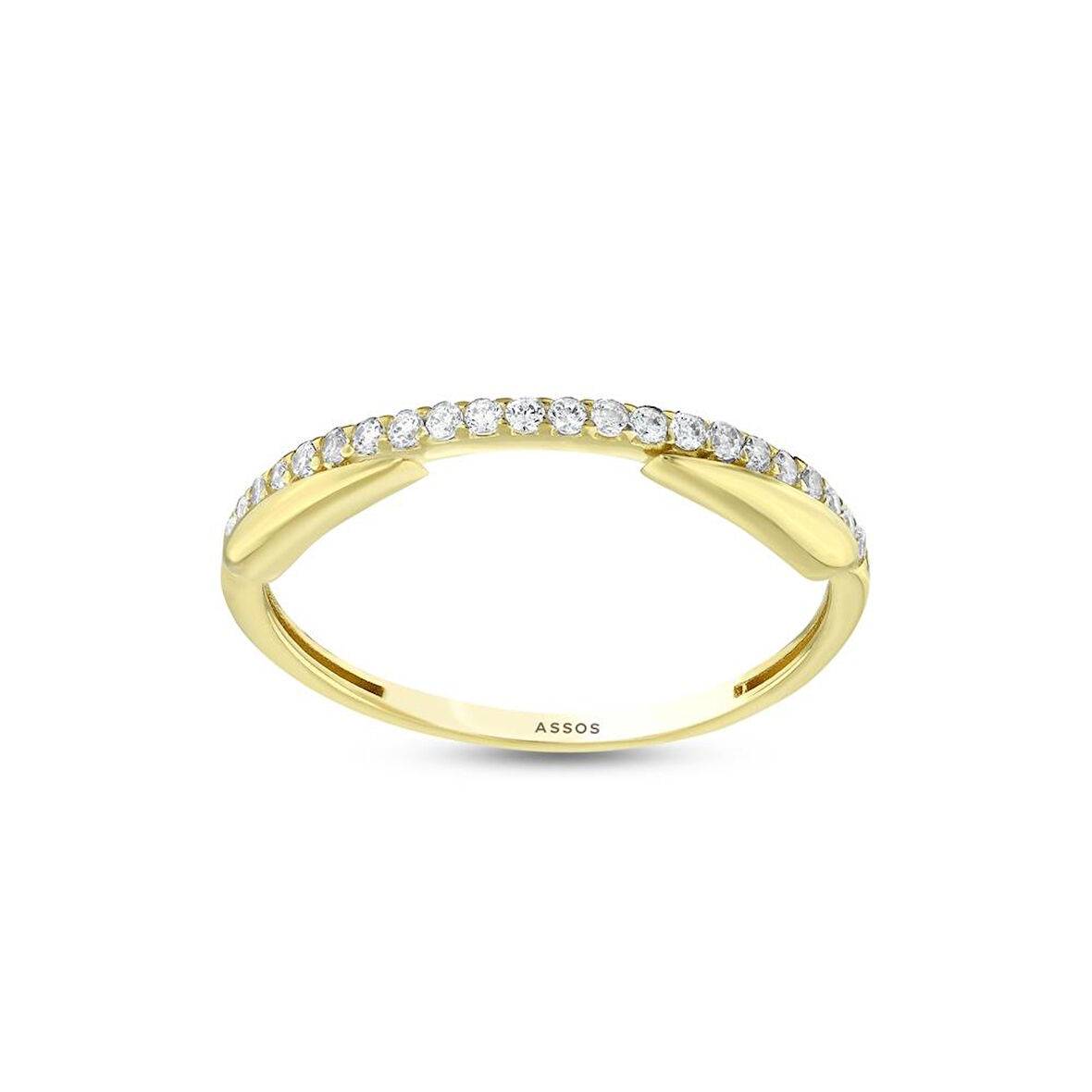 Tasarım Altın Yüzük - 14K - 1.10gr