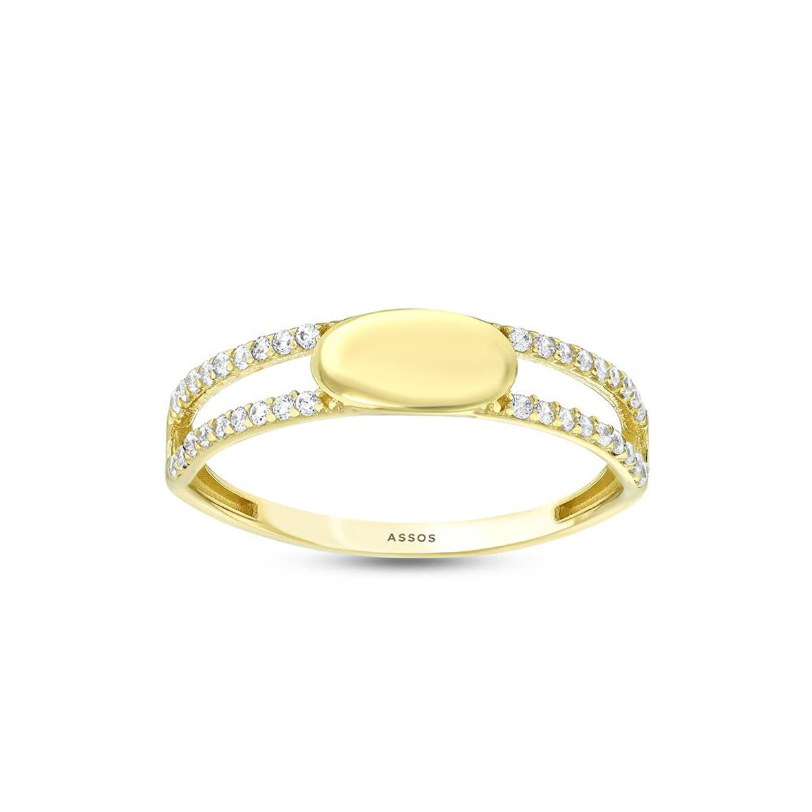 Tasarım Altın Yüzük - 14K - 1.15gr