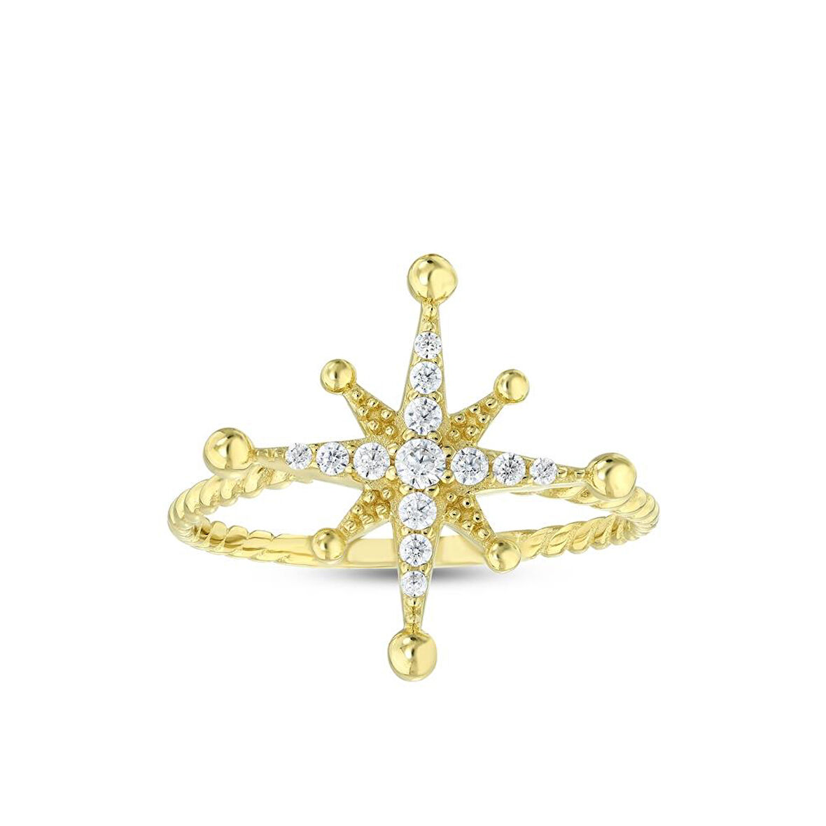 Tasarım Altın Yüzük - 14K - 1.55gr