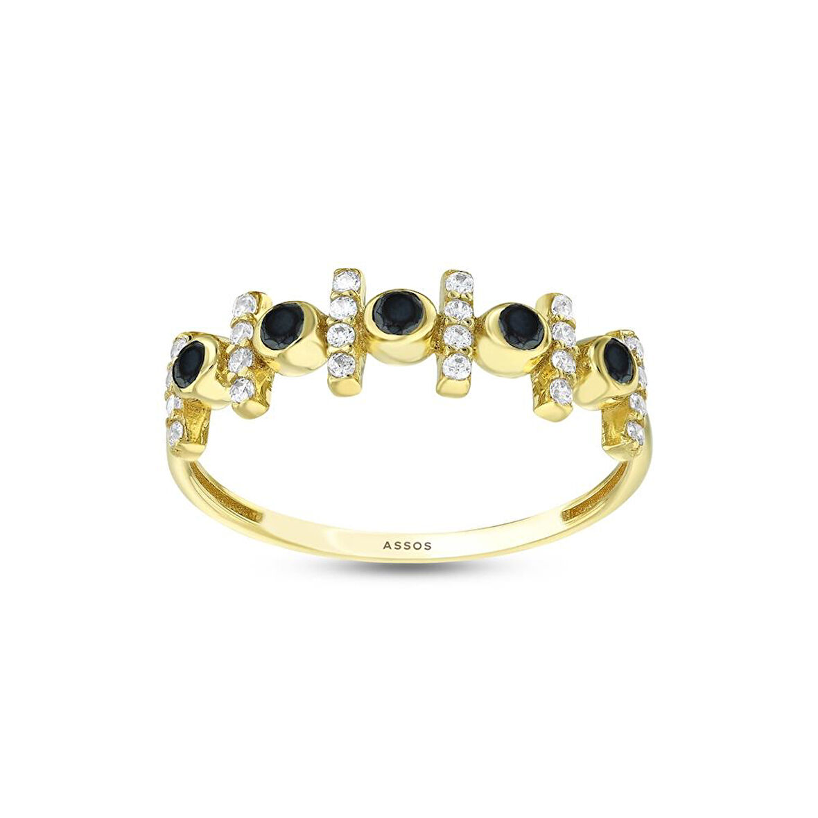 Tasarım Altın Yüzük - 14K - 1.62gr