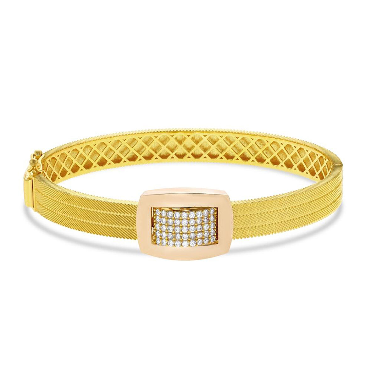 Tasarım Altın Kelepçe - 14K - 14.17gr