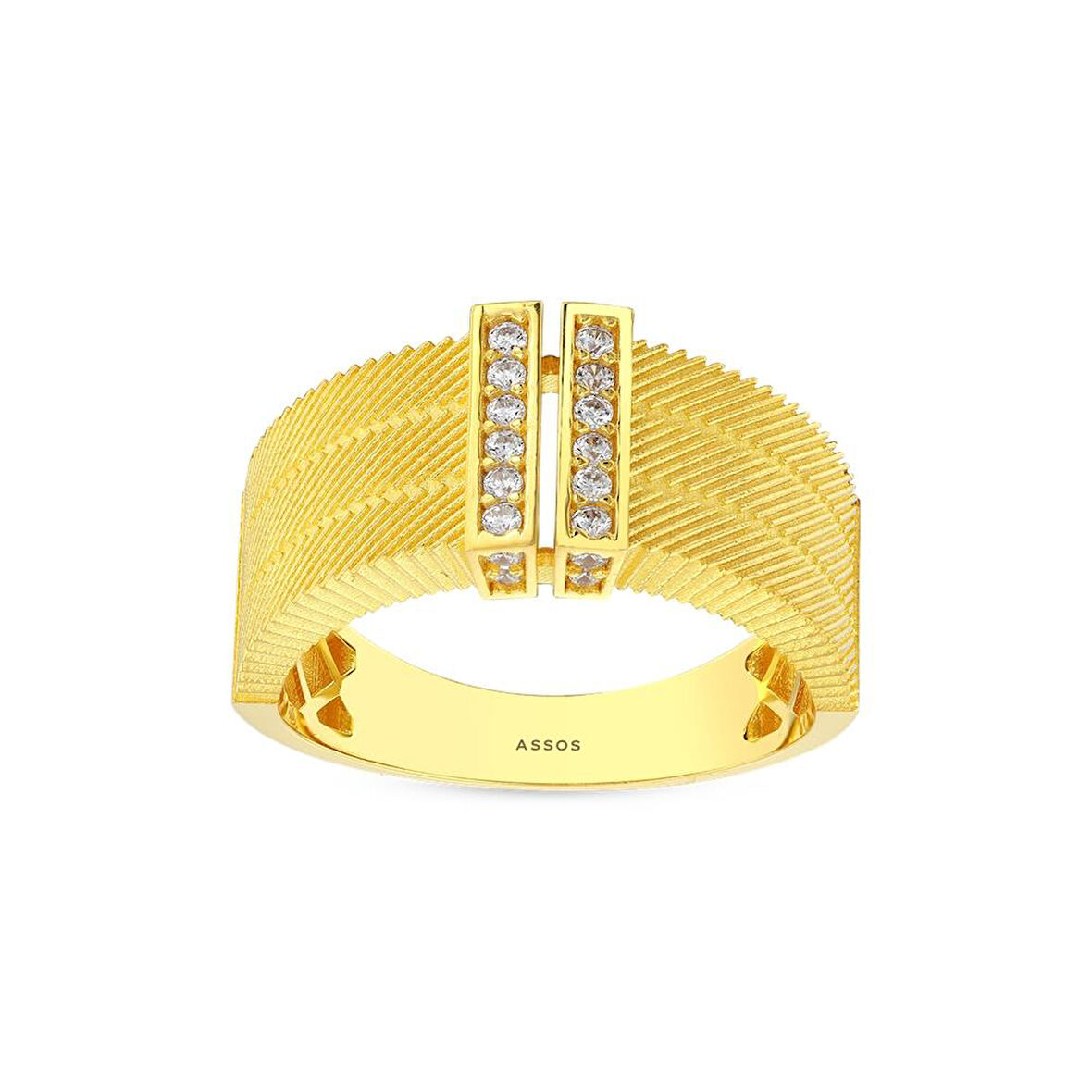 Tasarım Altın Yüzük - 14K - 4.09gr
