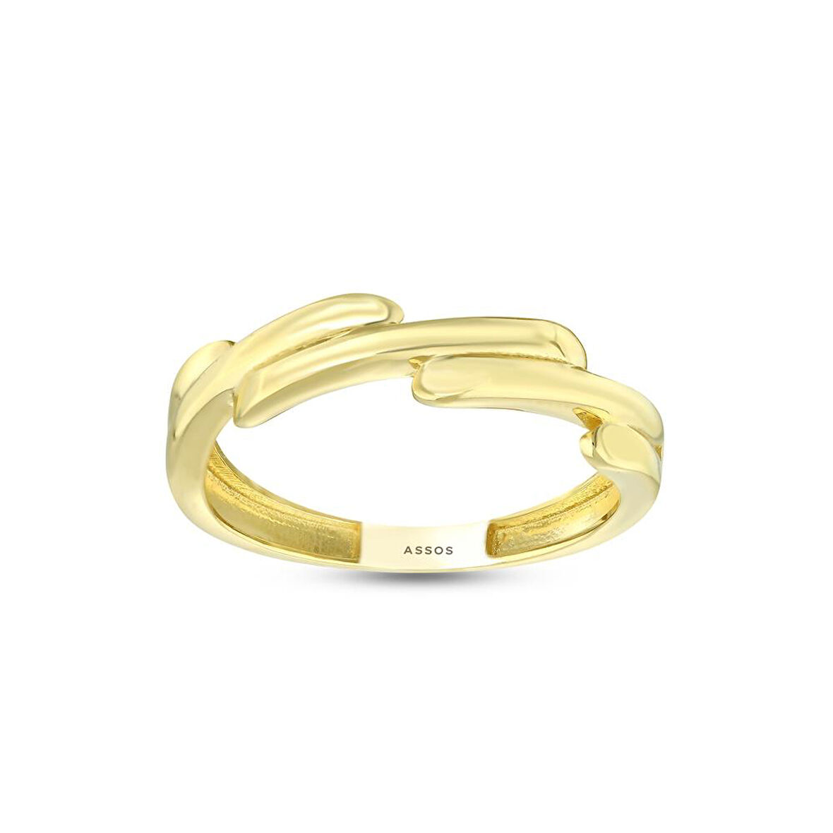 Tasarım Altın Yüzük - 14K - 1.82gr