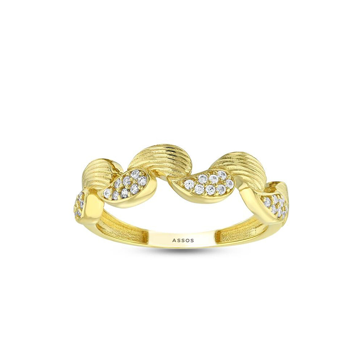 Tasarım Altın Yüzük - 14K - 2.29gr