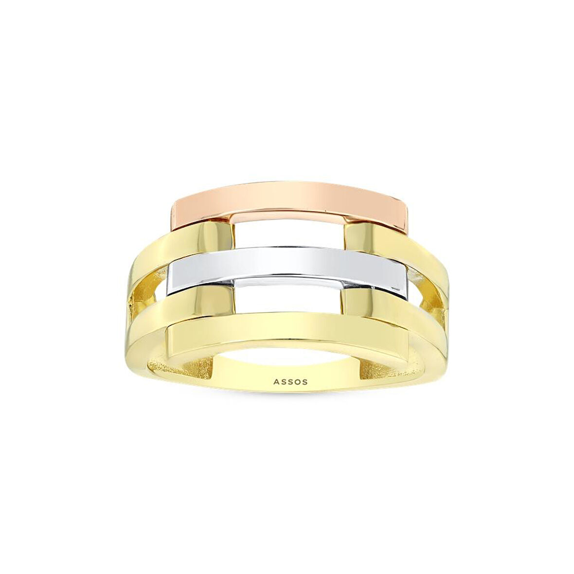 Tasarım Altın Yüzük - 14K - 2.99gr