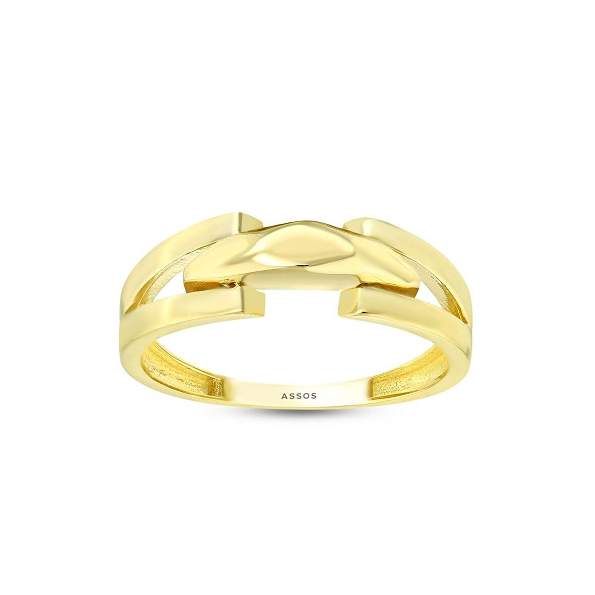 Tasarım Altın Yüzük - 14K - 1.99gr