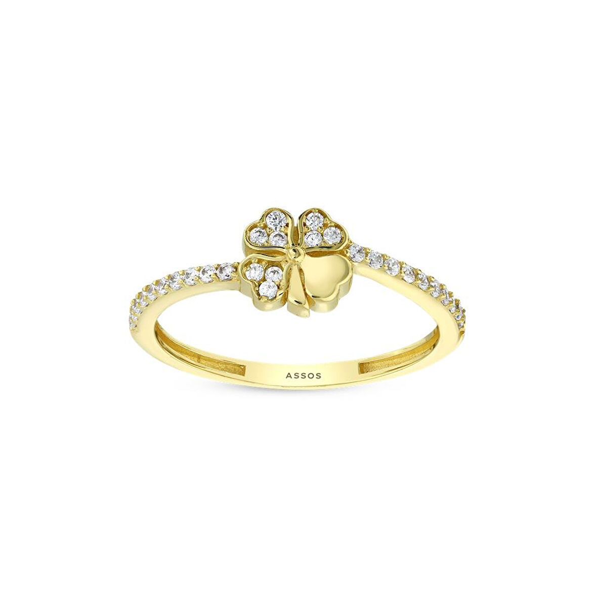 Tasarım Altın Yüzük - 14K - 1.44gr
