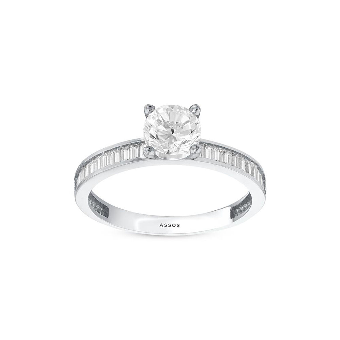 Altın Tektaş Yüzük - 14K - 2.15gr