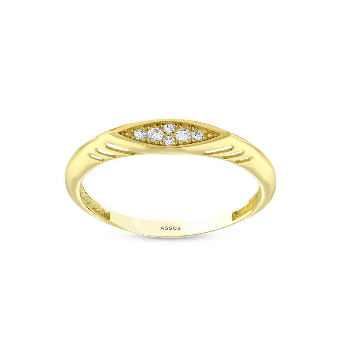 Tasarım Altın Yüzük - 14K - 1.12gr