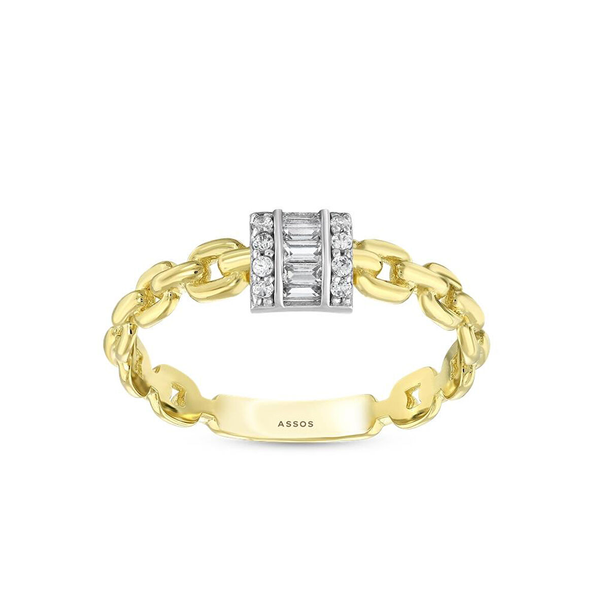 Tasarım Altın Yüzük - 14K - 1.78gr