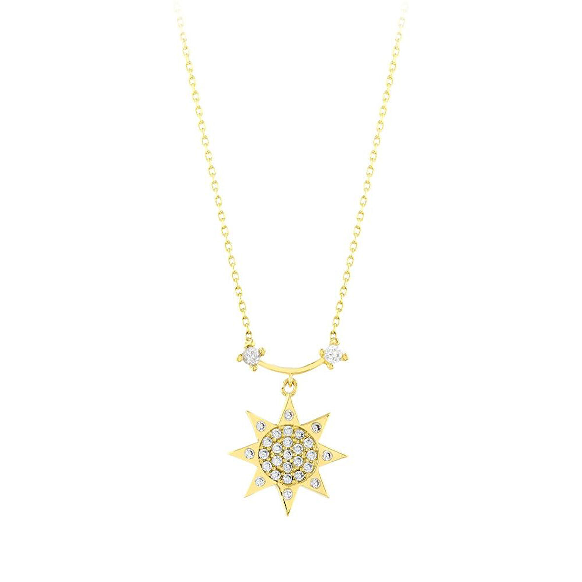 Altın Tasarım Kolye - 14K - 2.03gr