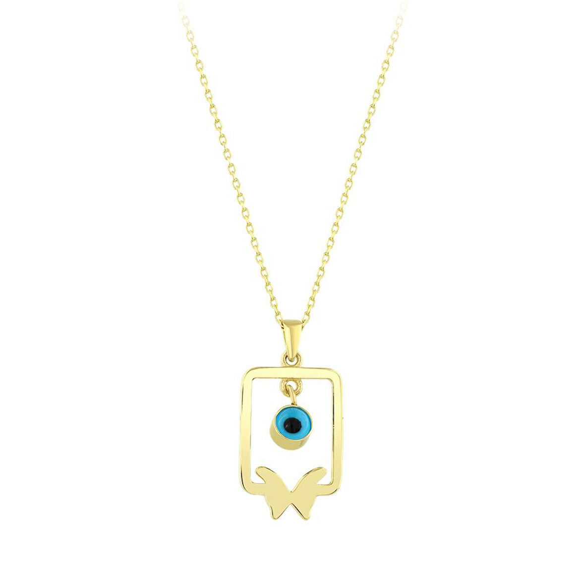 Altın Tasarım Kolye - 14K - 2.10gr