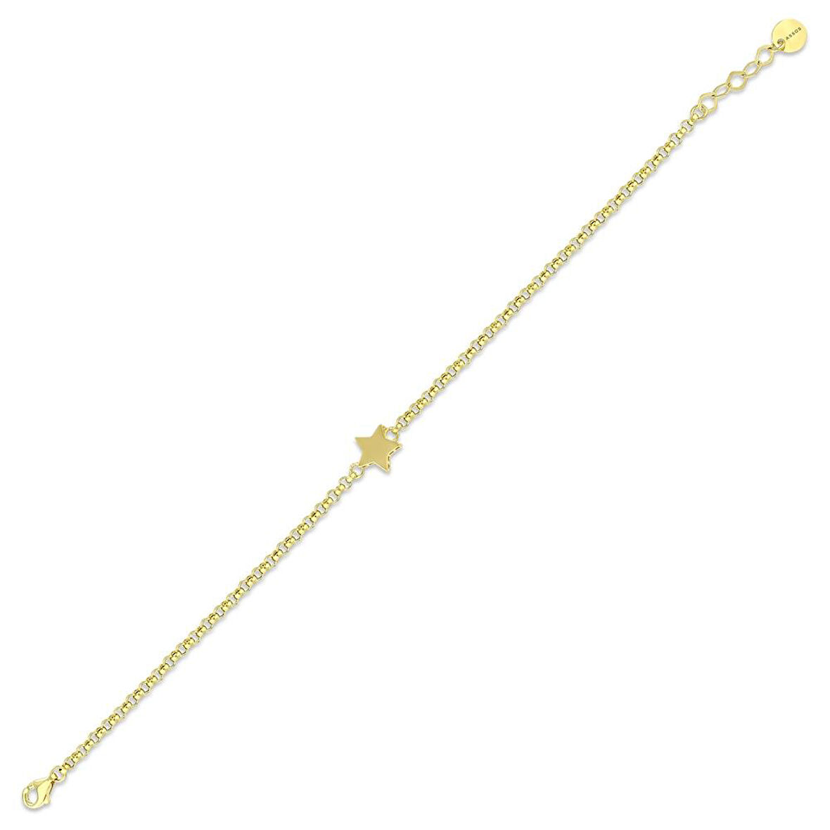 Yıldız Figürlü Altın Bileklik - 14K - 2.17gr