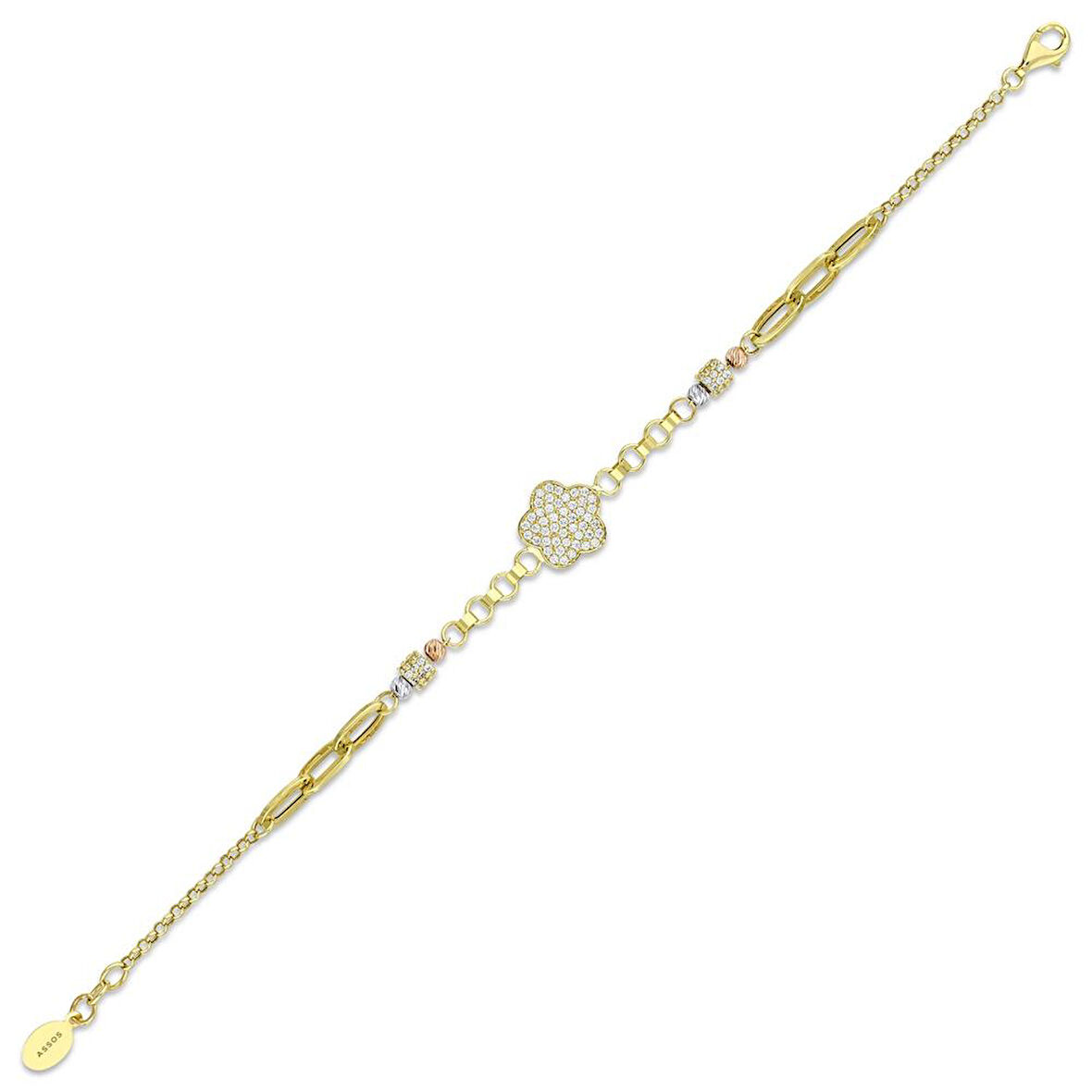 Tasarım Altın Bileklik - 14K - 3.96gr