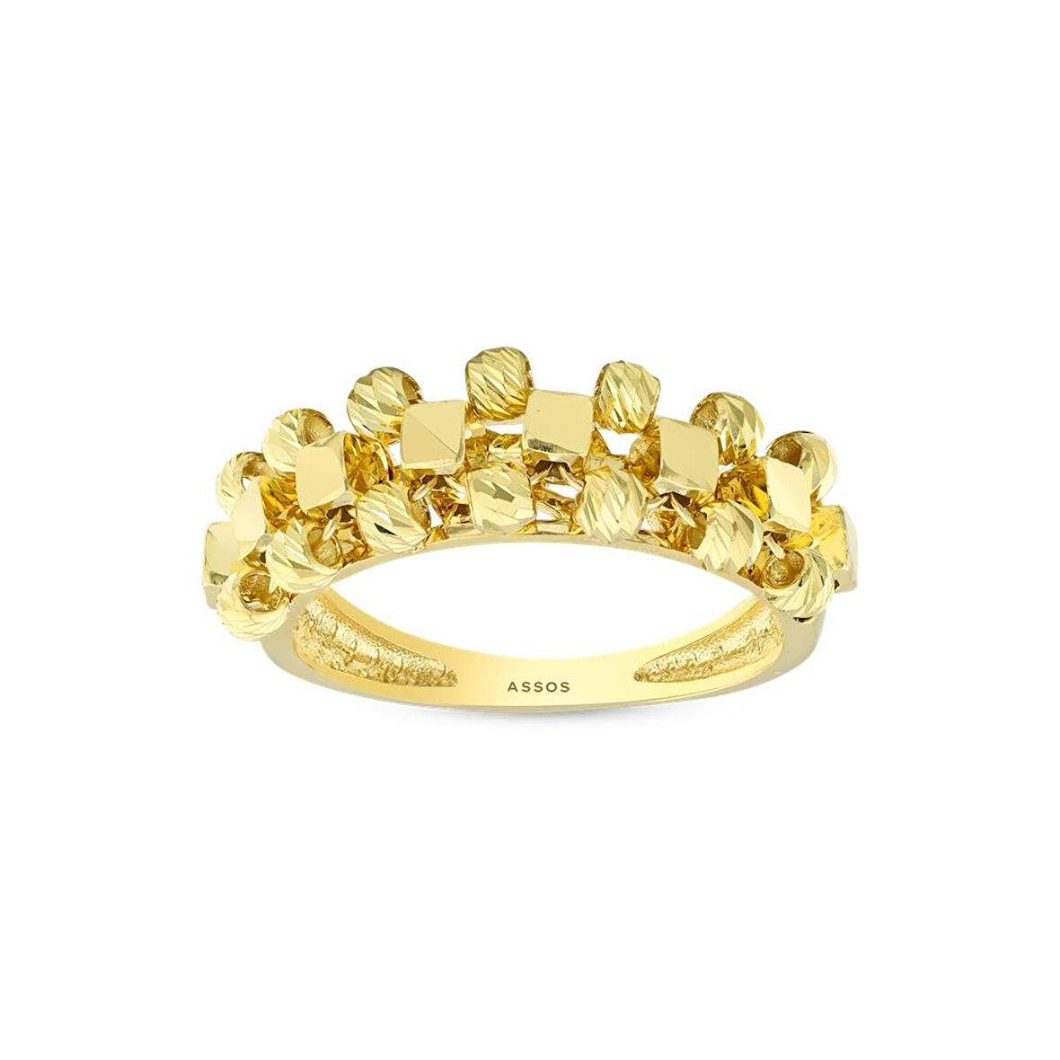 Dorika Toplu Altın Yüzük - 14K - 2.67gr