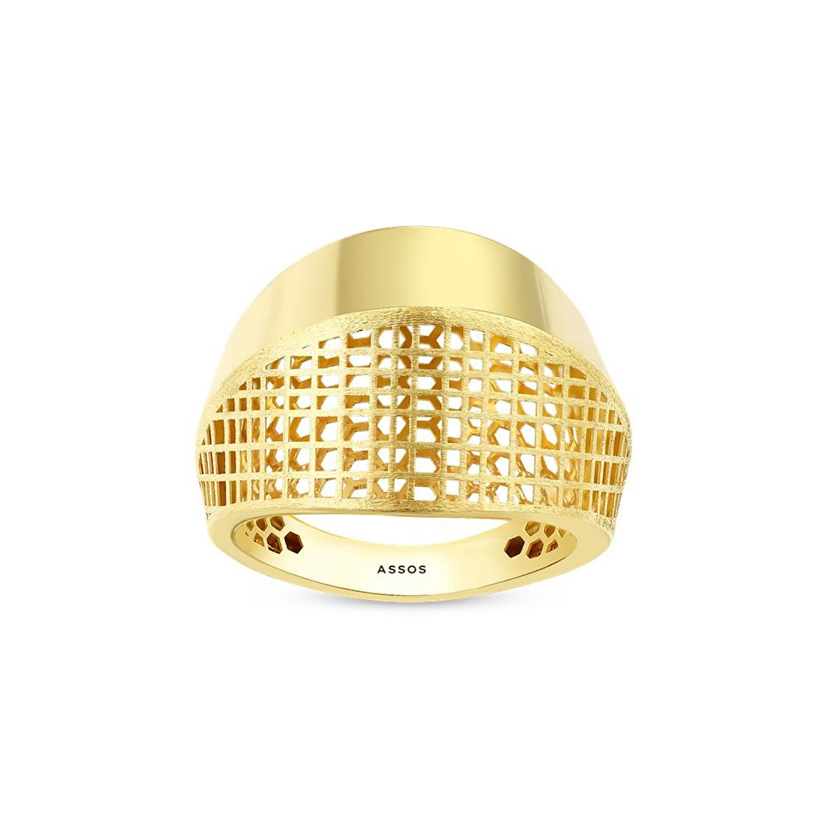 Tasarım Altın Yüzük - 14K - 3.12gr