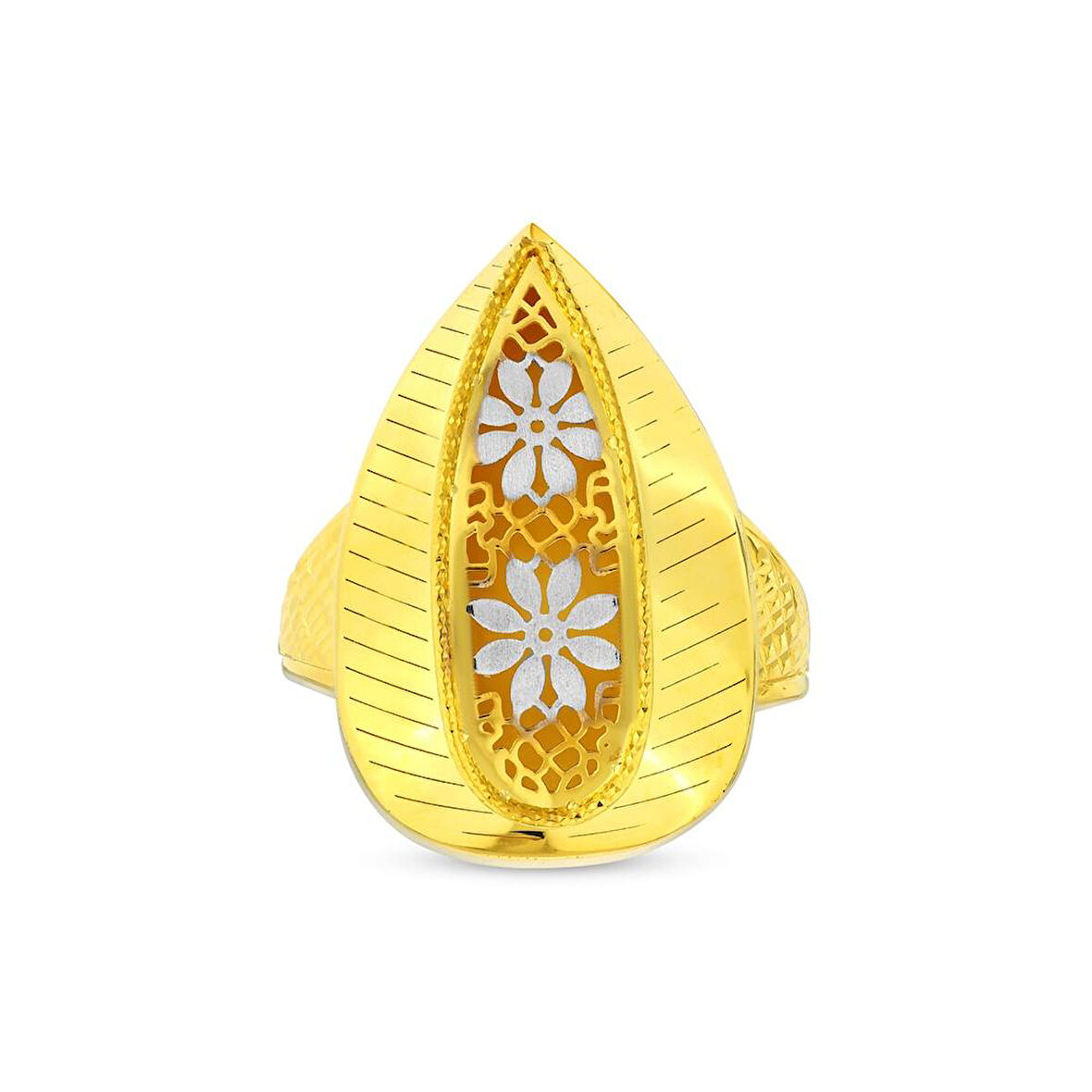 Tasarım Altın Yüzük - 14K - 3.95gr