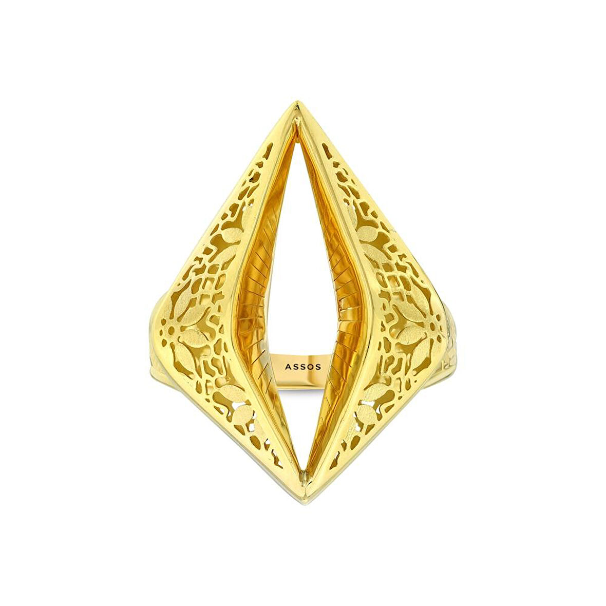 Tasarım Altın Yüzük - 14K - 3.90gr