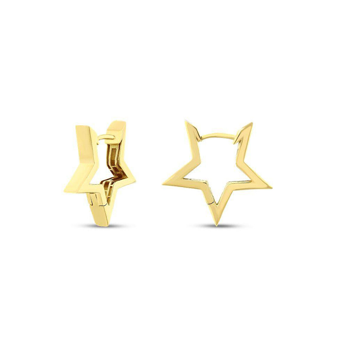 Yıldız Altın Küpe - 14K - 3.20gr