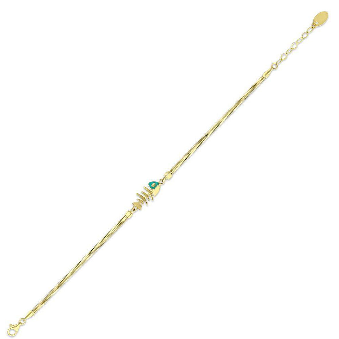 Tasarım Altın Bileklik - 14K - 3.50gr