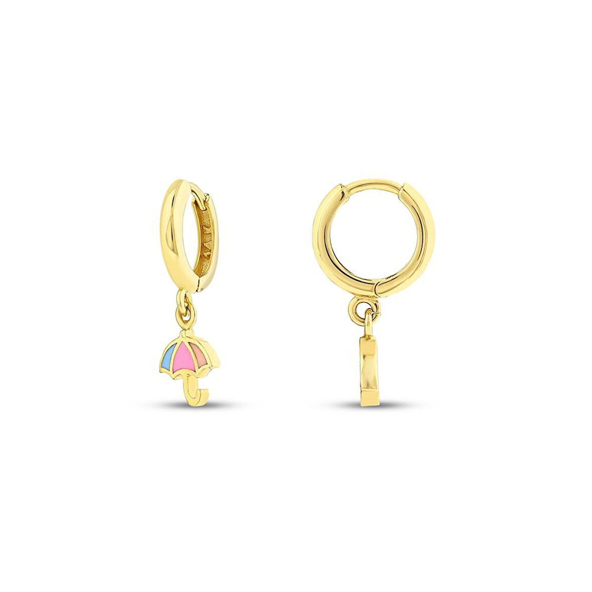 Figürlü Altın Çocuk Küpe - 14K - 2.37gr