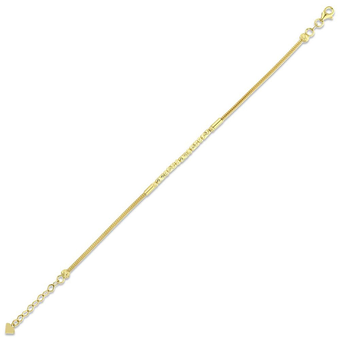 Altın Tasarım Bileklik - 14K - 3.07gr