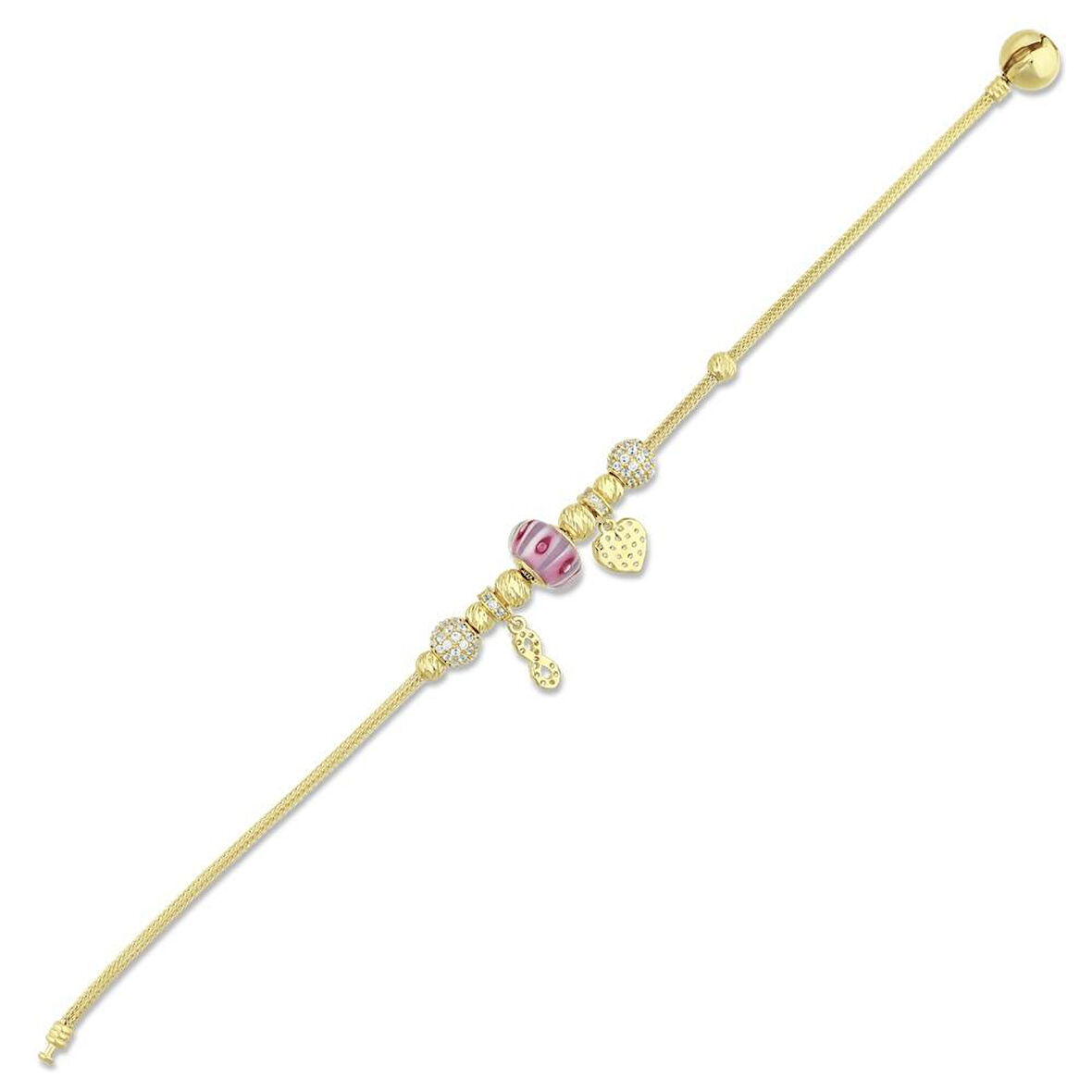 Altın Charm Bileklik - 14K - 8.18gr