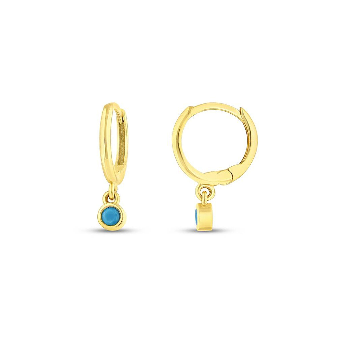 Sallantılı Altın Çocuk Küpe - 14K - 1.52gr