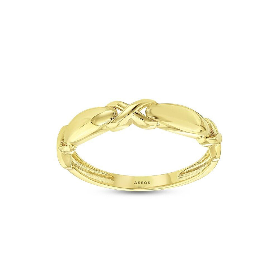 Tasarım Altın Yüzük - 14K - 1.65gr