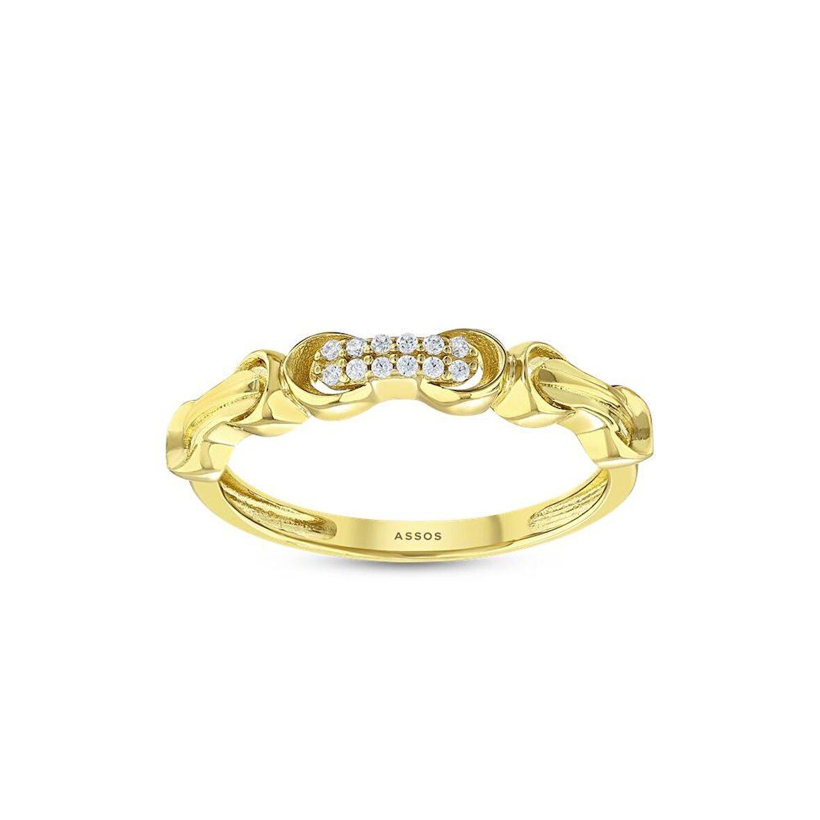 Tasarım Altın Yüzük - 14K - 1.76gr