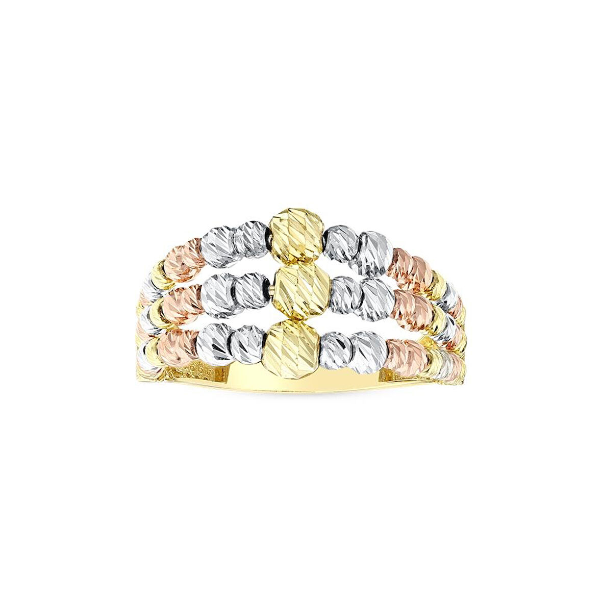 Dorika Toplu Altın Yüzük - 14K - 3.45gr