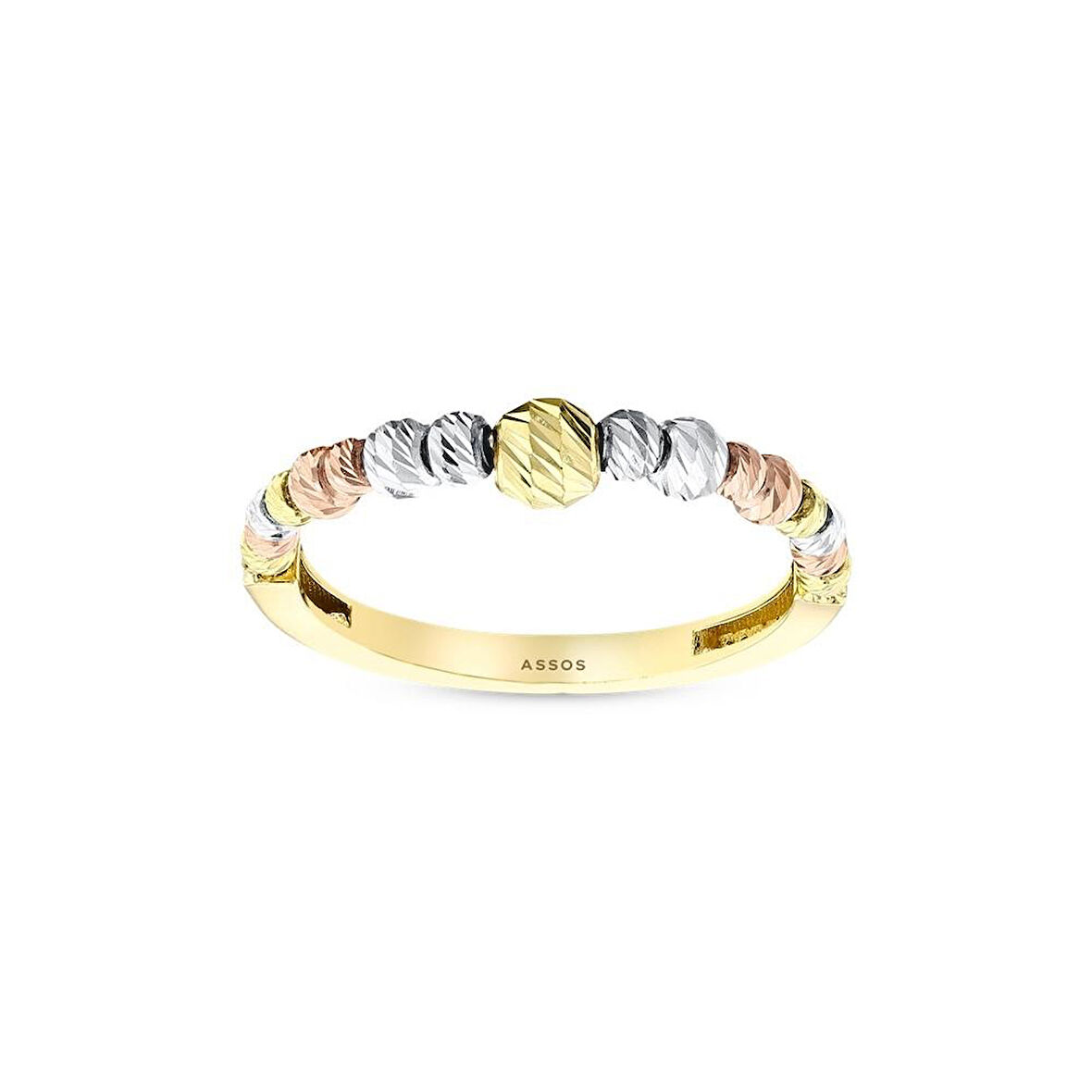 Dorika Toplu Altın Yüzük - 14K - 1.70gr