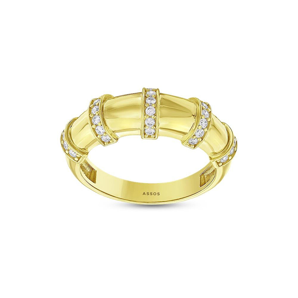 Tasarım Altın Yüzük - 14K - 3.24gr