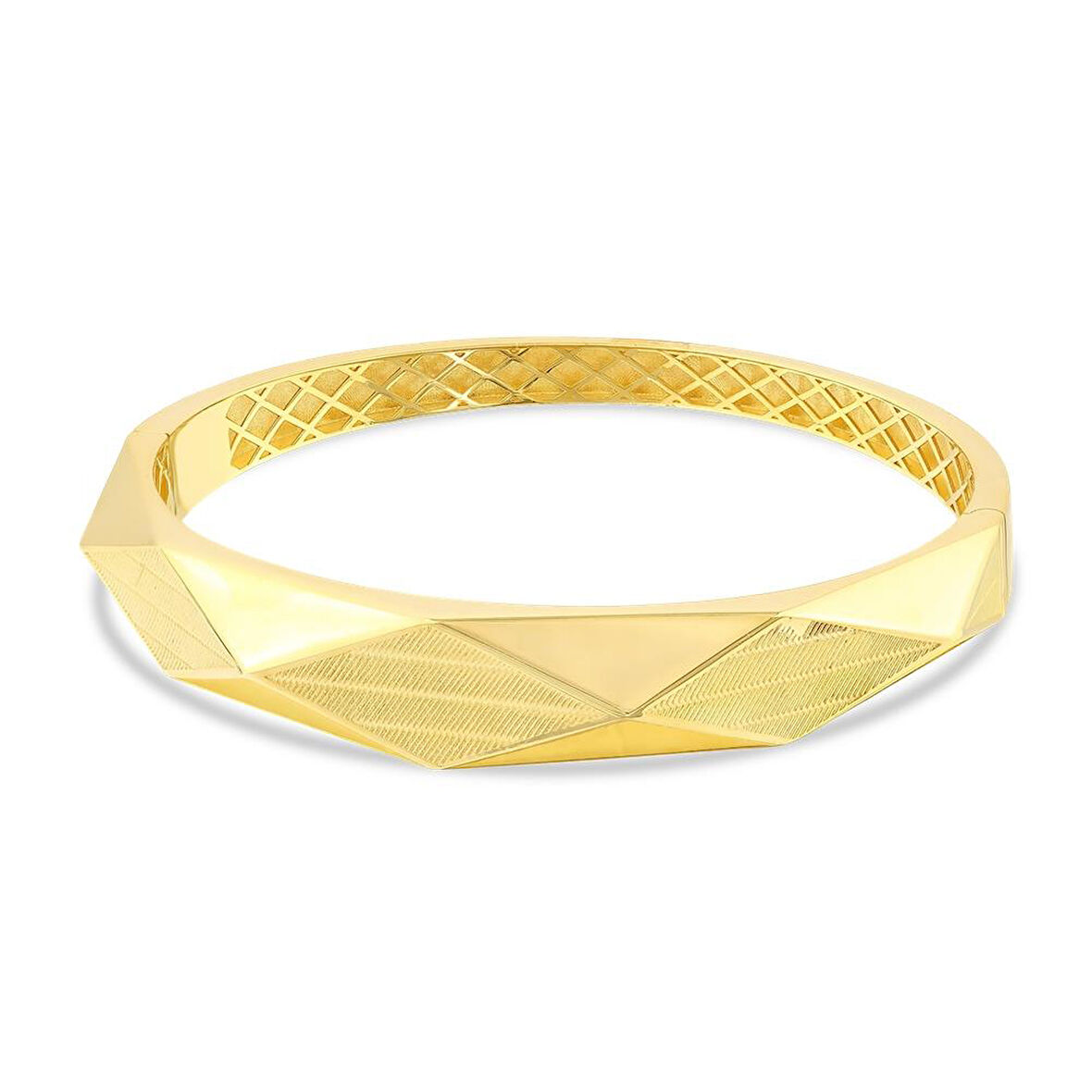 Altın Tasarım Kelepçe - 14K - 11.26gr