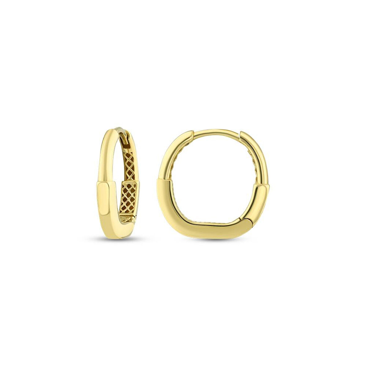 Altın Halka Küpe - 14K - 2.00gr